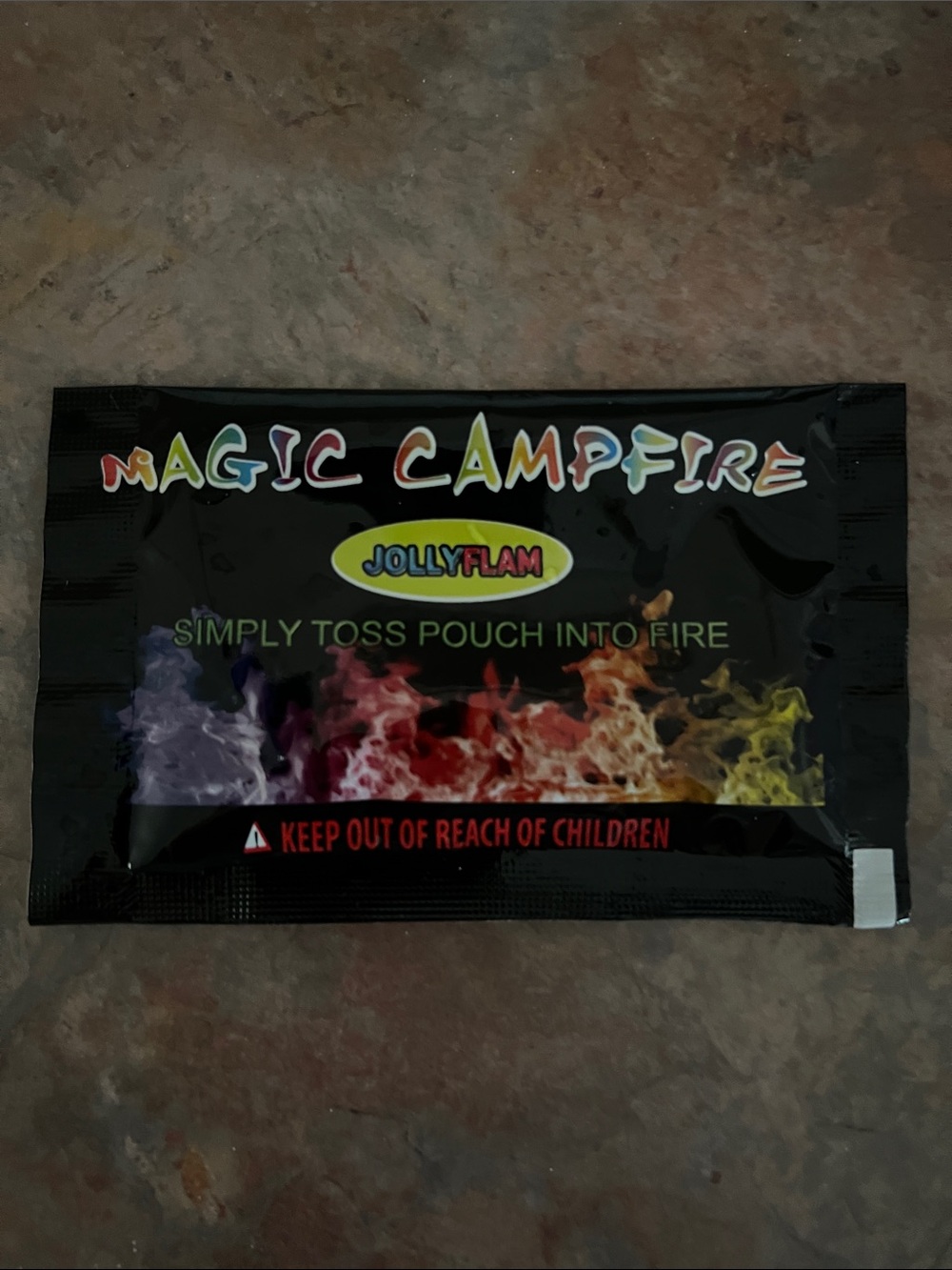Magic Campfire Color Flame Pouch - Black